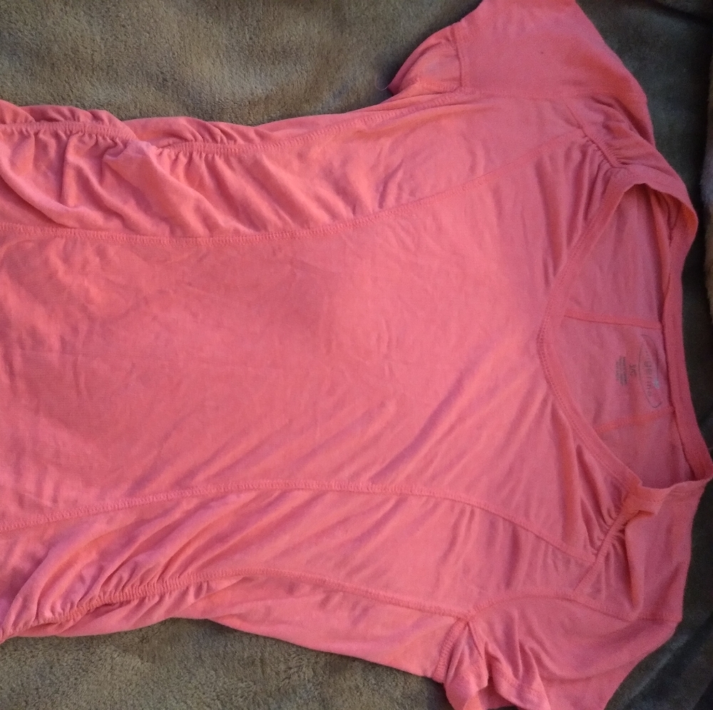 Light Pink, Maternity T-Shirt, Size Small